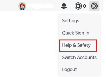Help & Safety
