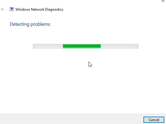 Windowsネットワークトラブルシューティングツールを実行する