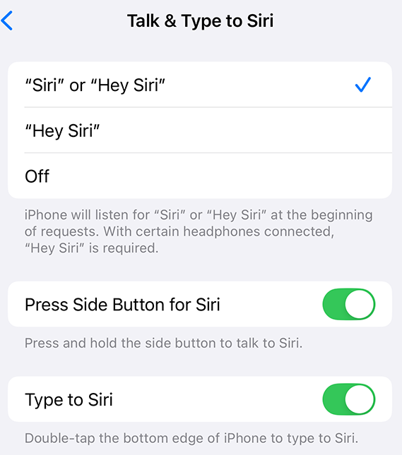 iPhoneで「ヘイSiri」を有効にする方法