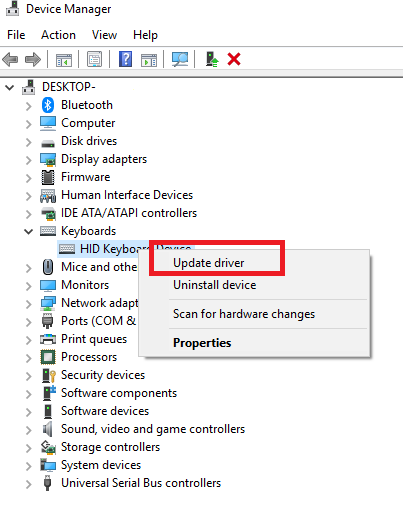 Windowsでドライバを更新する
