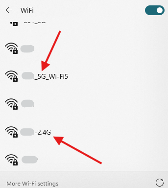 2.4 vs 5 GHz Wi-Fi on your Wi-Fi settings