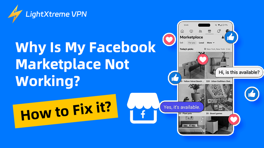 Facebook Marketplace Not Working