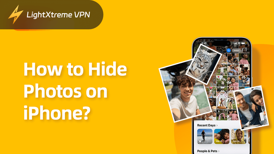 how to hide photos on iPhone