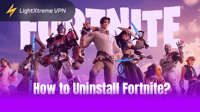 how to uninstall Fortnite