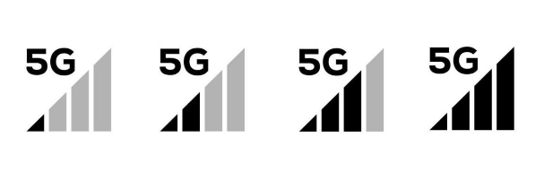 Different 5G status icons