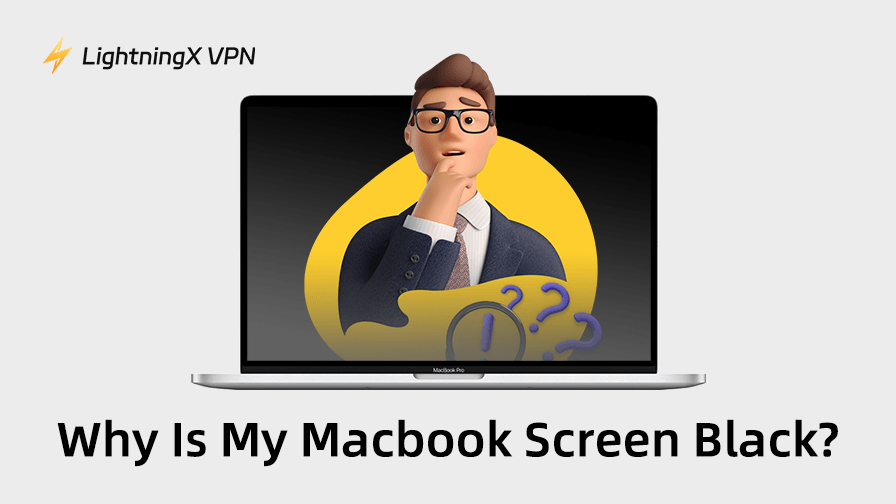 why is my Macbook screen black
