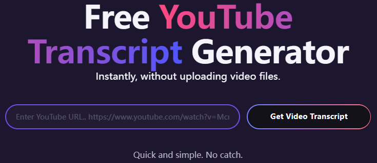 Tactiq Free YouTube Transcript Generator
