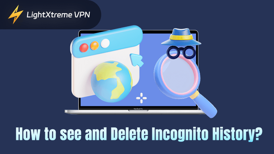 how to delete incognito history