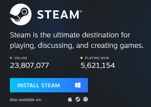 Download the Steam Setup File
