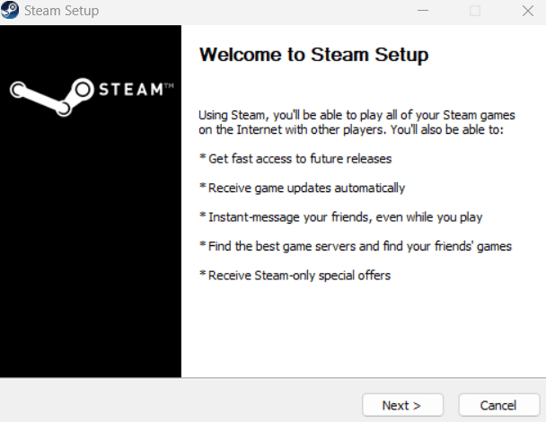 Install Steam on PC