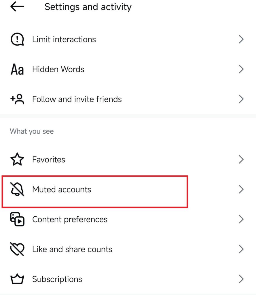 Unmute Someone on Instagram