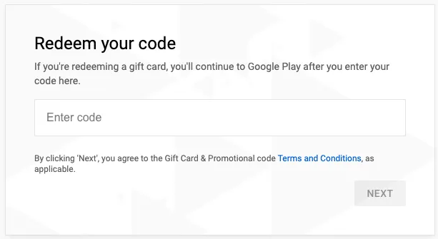 YouTube Premium 优惠码兑换页面