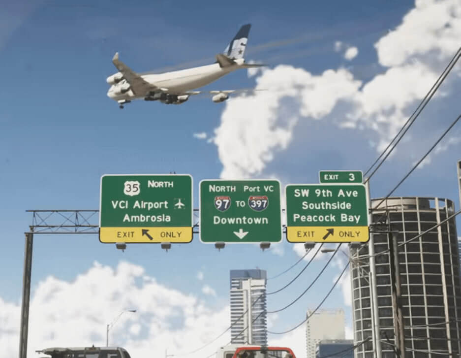 《GTA 6》预告片中的一个场景