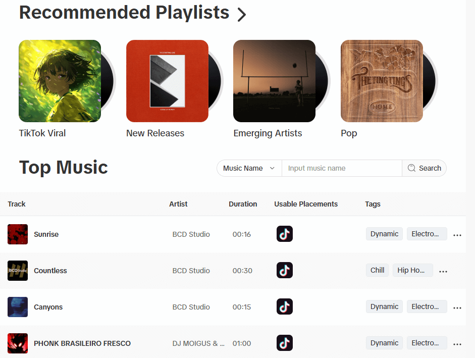Use BGM from the Commercial Music Library