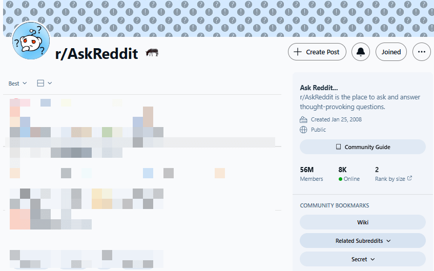 在大型、活跃的 subreddit 上发帖