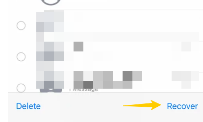 Recover from Recently Deleted