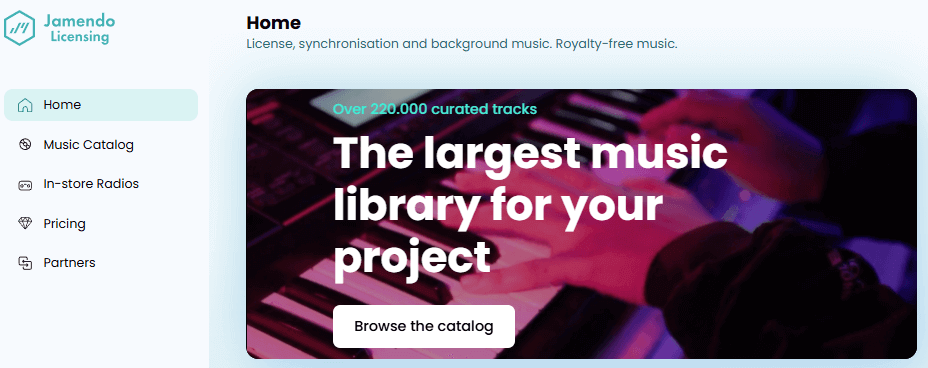 無料音楽ダウンロードサイト：Jamendo Music