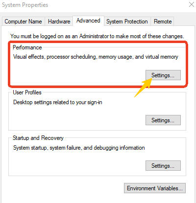 Windowsの視覚効果を減らす