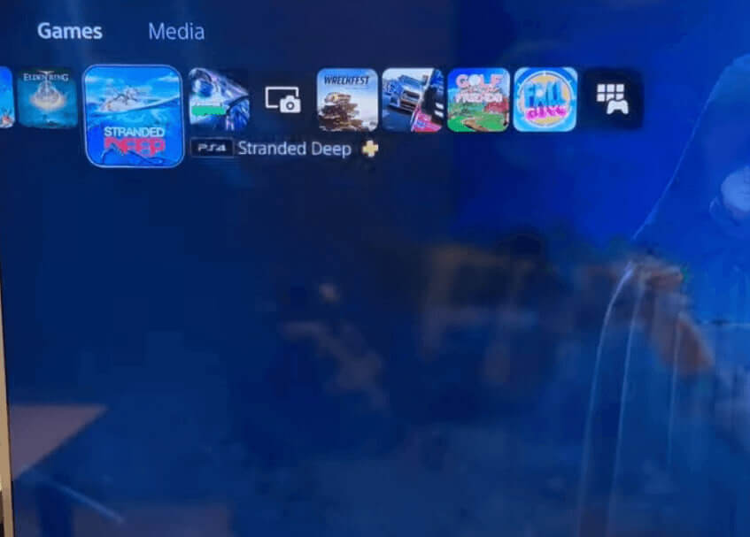 Highlight the Game Under “Games”