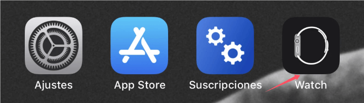 画面でApple Watchアプリを見つけてください。