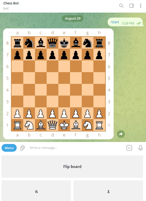 最高のテレグラムゲーム：Chess