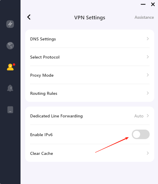 Enable IPv6 with LightXtreme VPN