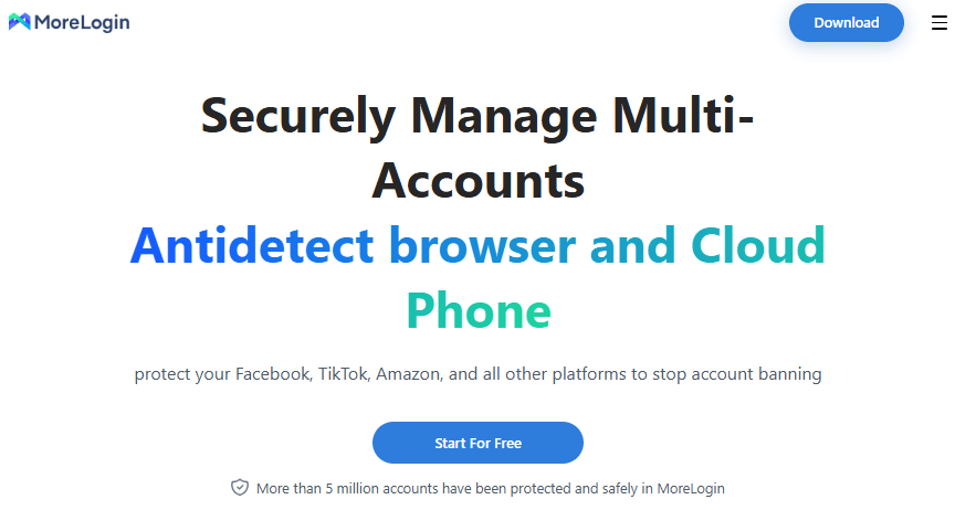 最高の無料アンチディテクトブラウザ：MoreLogin