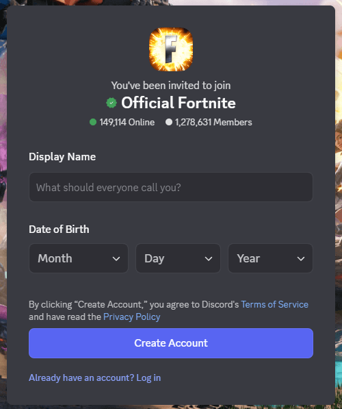 Join a Discord Server via the Invite Link