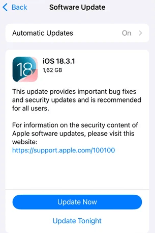 アップデートを削除して再ダウンロード