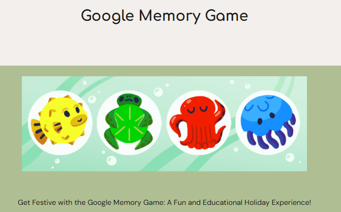 Google記憶力ゲーム