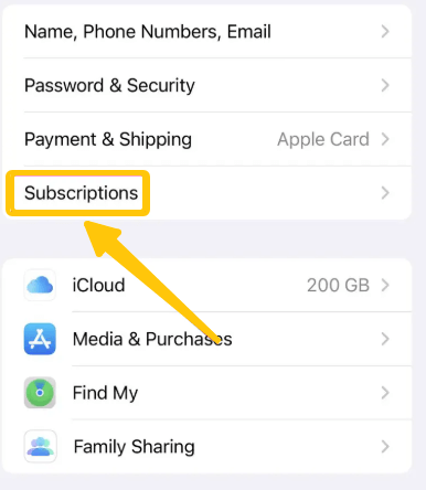 iPhoneまたはiPadでParamount Plusをキャンセルする