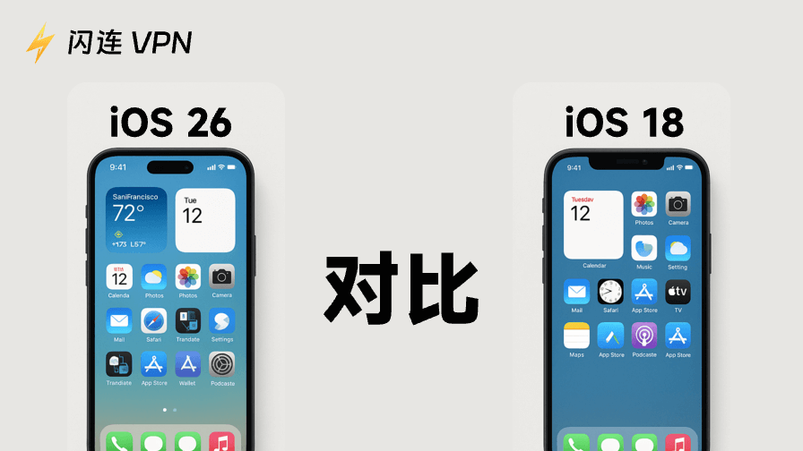 iOS 26对比iOS 18