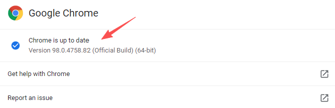 Google Chromeのバージョンを確認する