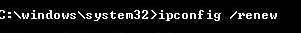 IPアドレスを更新する