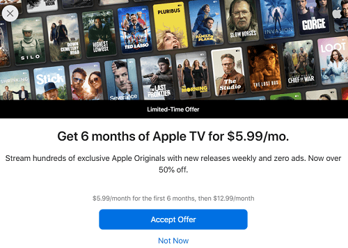ブラックフライデーのおすすめストリーミングセール：Apple TV