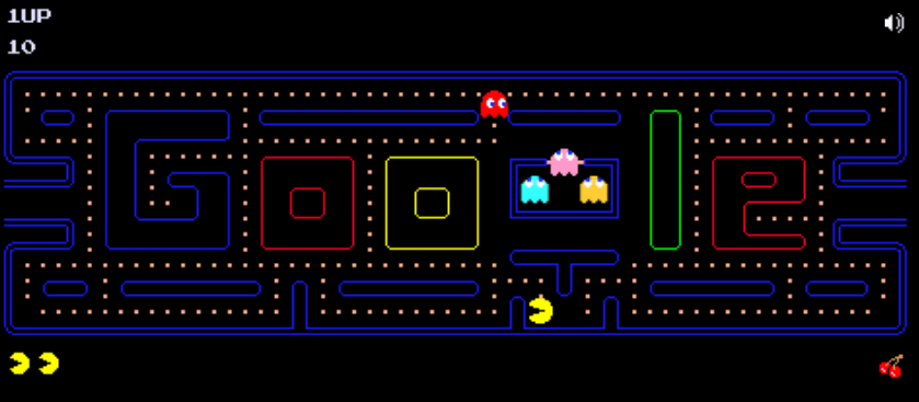 最高のGoogle Doodleゲーム:Pac-Man