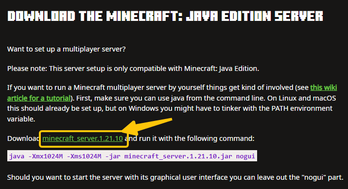 独自のMinecraftサーバーをホストする