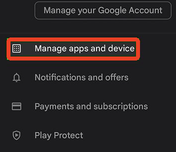 Update Android Apps Manually via the Play Store
