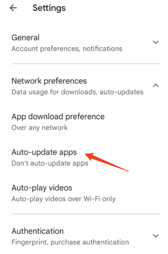 Enable App Auto-update on Android