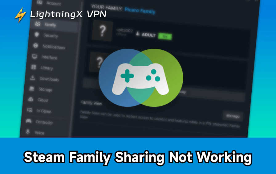 Steam Family Sharing Not Working