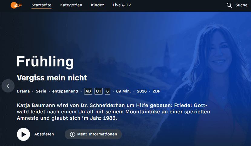 最佳免费德语流媒体网站：ZDF Mediathek