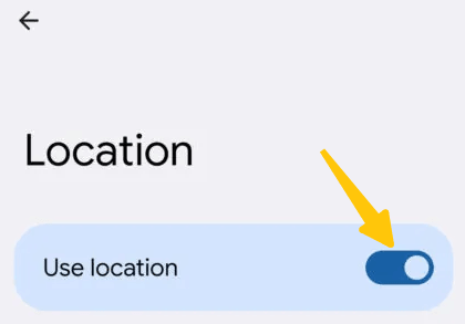 Turn Location Services On or Off on Android