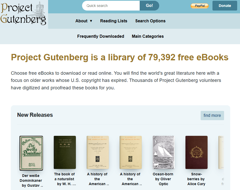 Project Gutenberg
